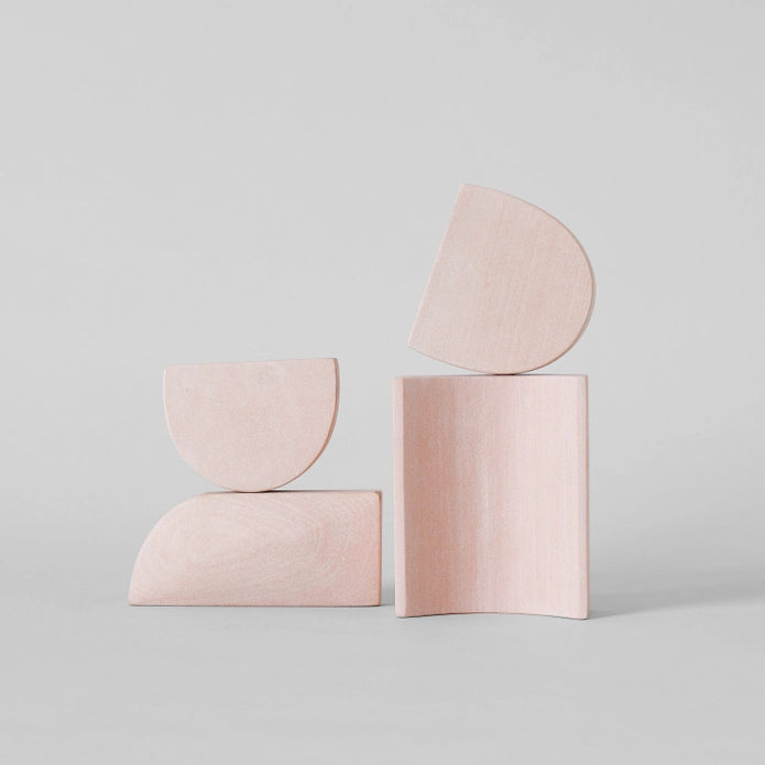 Stacking Sculpture Set - Pink Sandstone