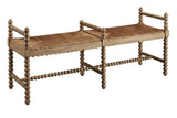 Hand-Tied Rush Bench | TIME OUT