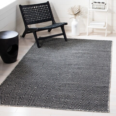 Wool Kilim rug | BLACK DIAMOND