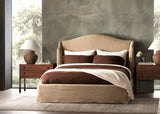 Meryl Slipcover King Bed-Broadway Canvas
