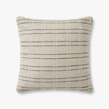You Want This Blue Grid Pillow | 22x22