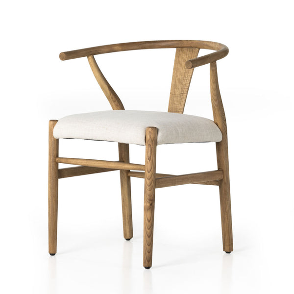 Stowe Dining Chair, Mixt Linen Natural