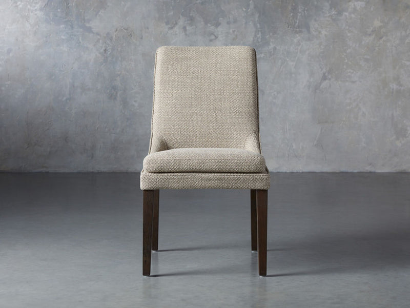 Lunden Upholstered Dining Side Chair In Moto Pumice