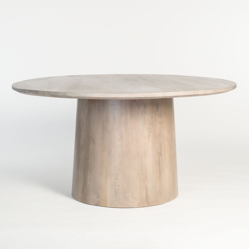 Merrick Dining Table In Misted Ash