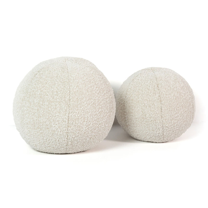 Your Sofa Screams for this Boucle Cannonball Set of 2 Varying Size
